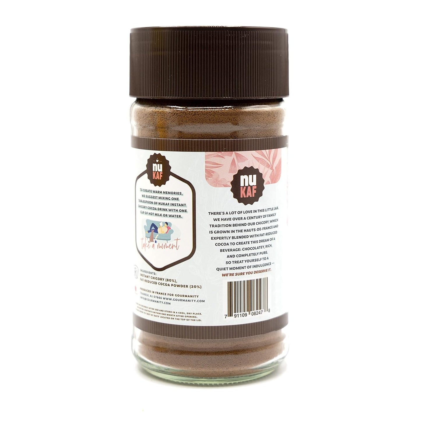 nuKAF Instant Chicory Cocoa Powder