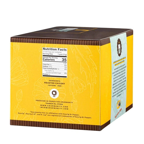 Gourmanity’s chicory coffee pods are pure and nutrient-dense