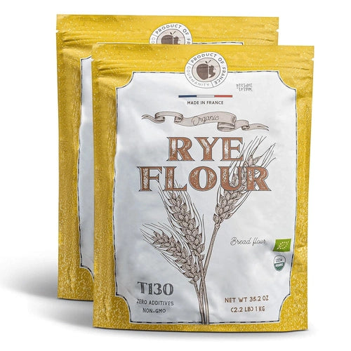 Gourmanity’s non-GMO rye flour is sourced in France
