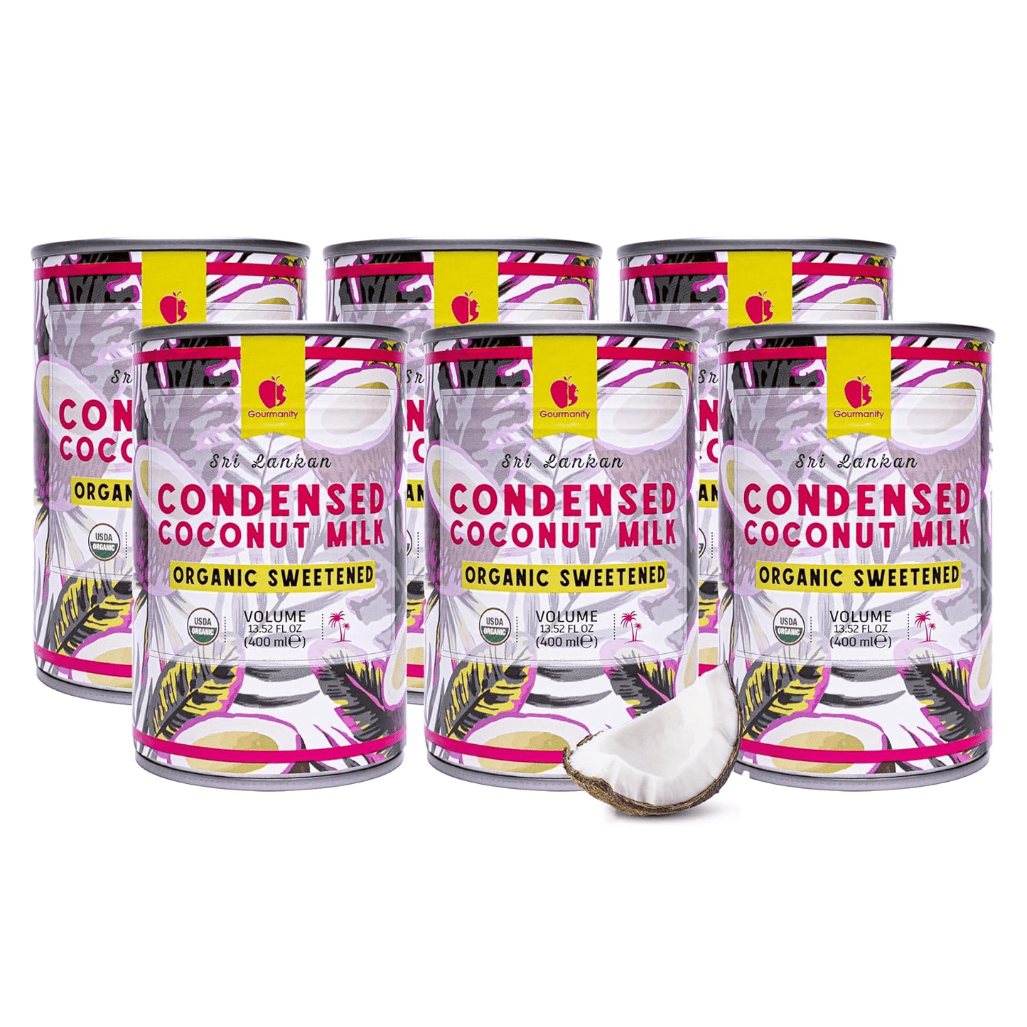 Gourmanity Sweetened Condensed Coconut Milk 13.5 fl oz