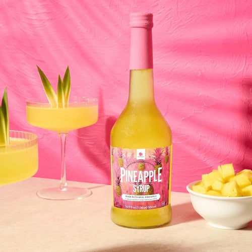 Gourmanity's pineapple syrup in different forms