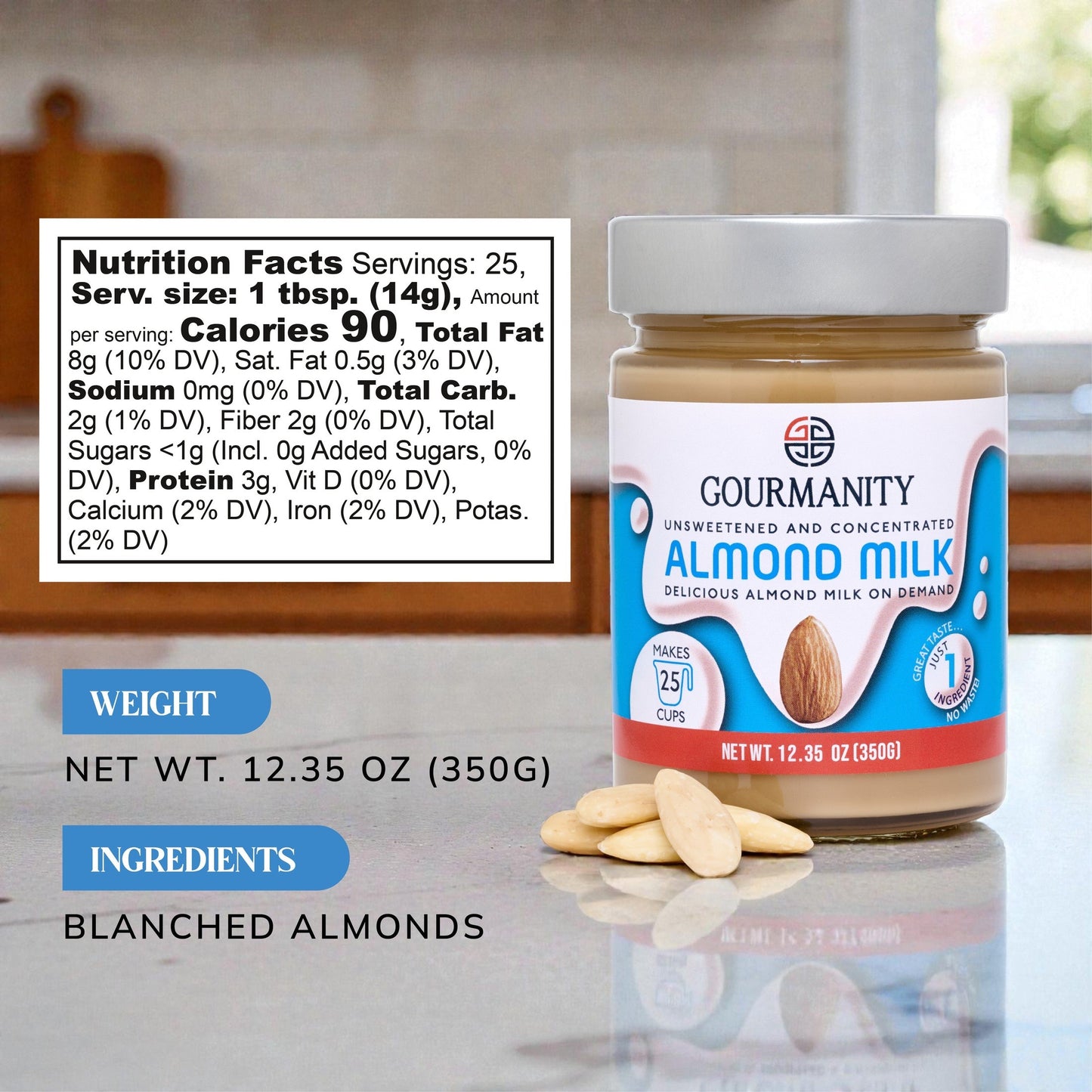 Gourmanity Almond Milk Concentrate