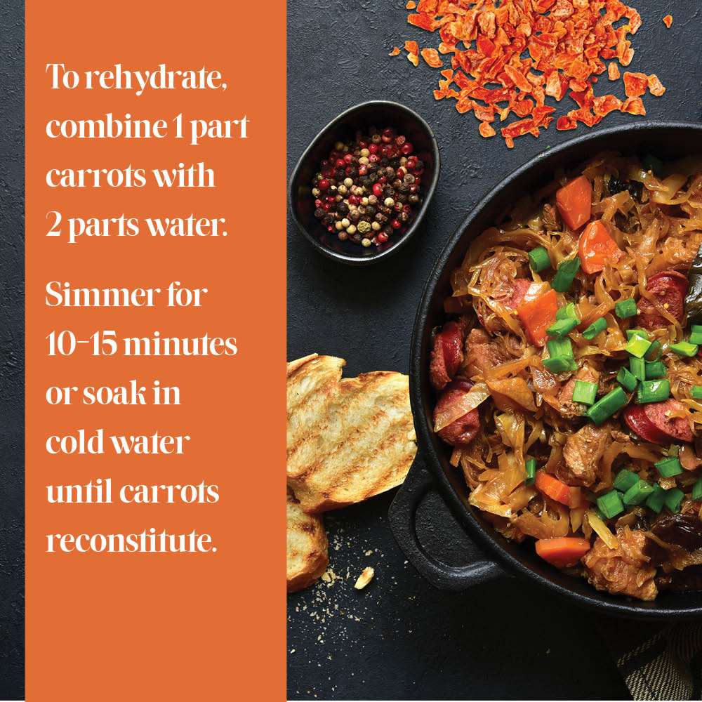 Gourmanity Dehydrated Carrot Flakes 1lb