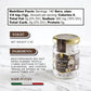 Gourmanity Black Truffle Salt, 5% Italian Summer Truffle Seasoning 5oz Jar
