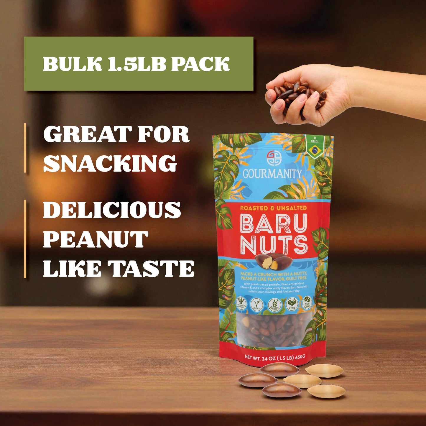 Gourmanity Brazilian Baru Nuts