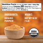 Gourmanity Pumpkin Powder, 1lb of Delicious Seasonal Spice