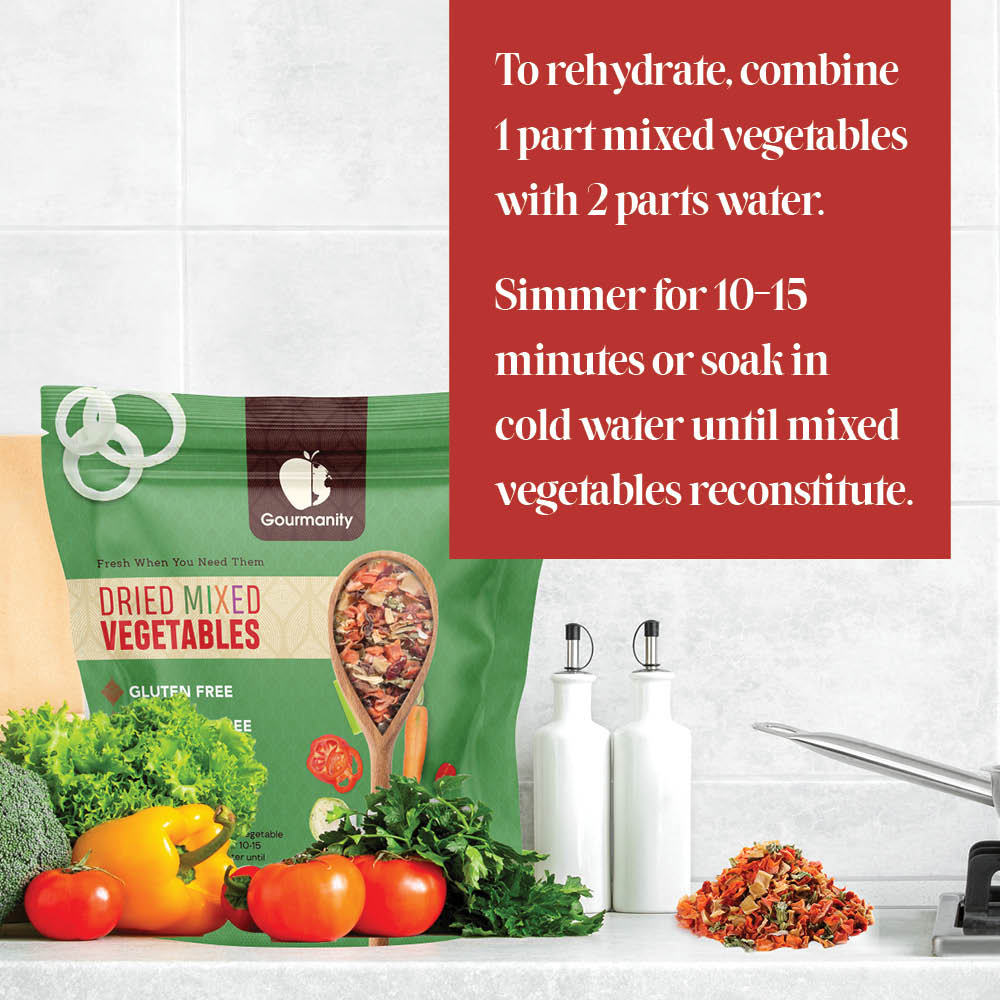 Gourmanity Dehydrated Mixed Vegetables