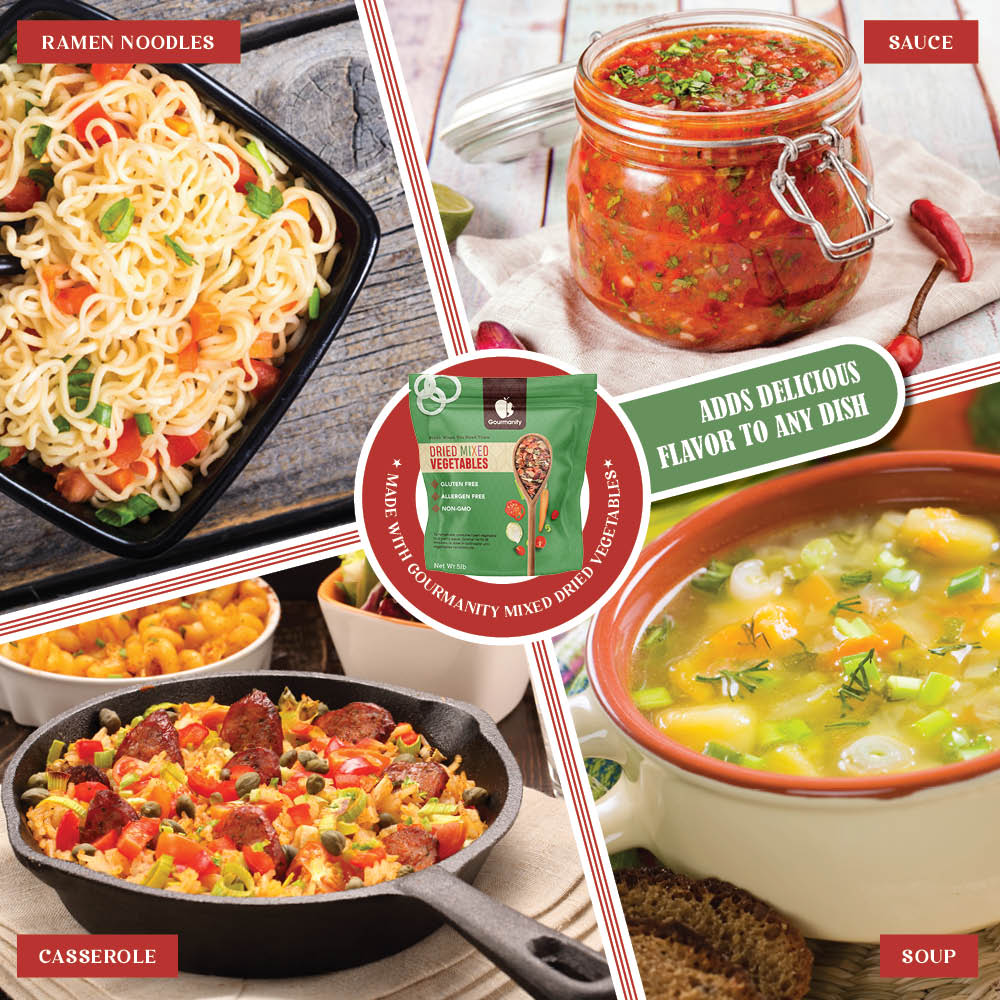 Gourmanity Dehydrated Mixed Vegetables