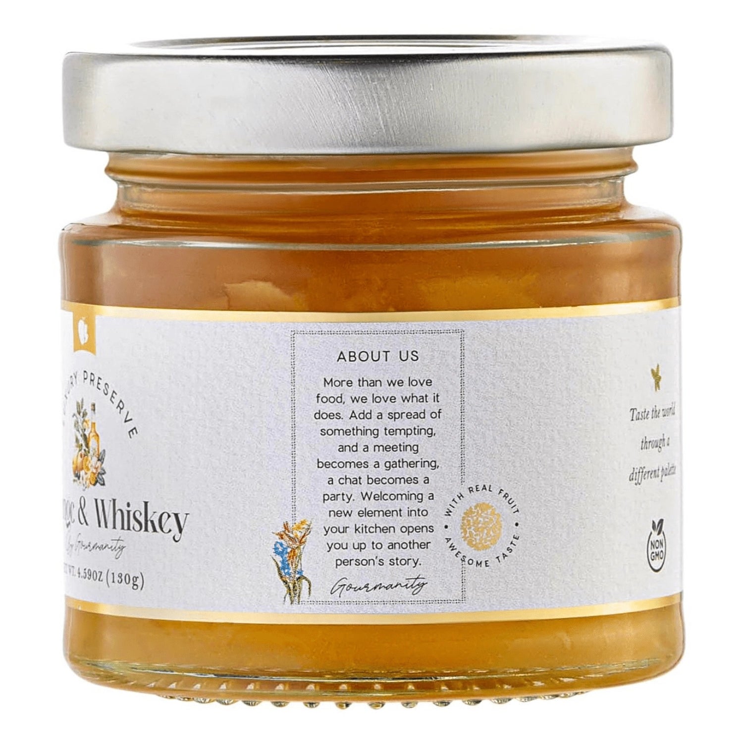 Gourmanity Luxury Preserves Whiskey & Seville Orange Marmalade 4.59oz - Gourmanity