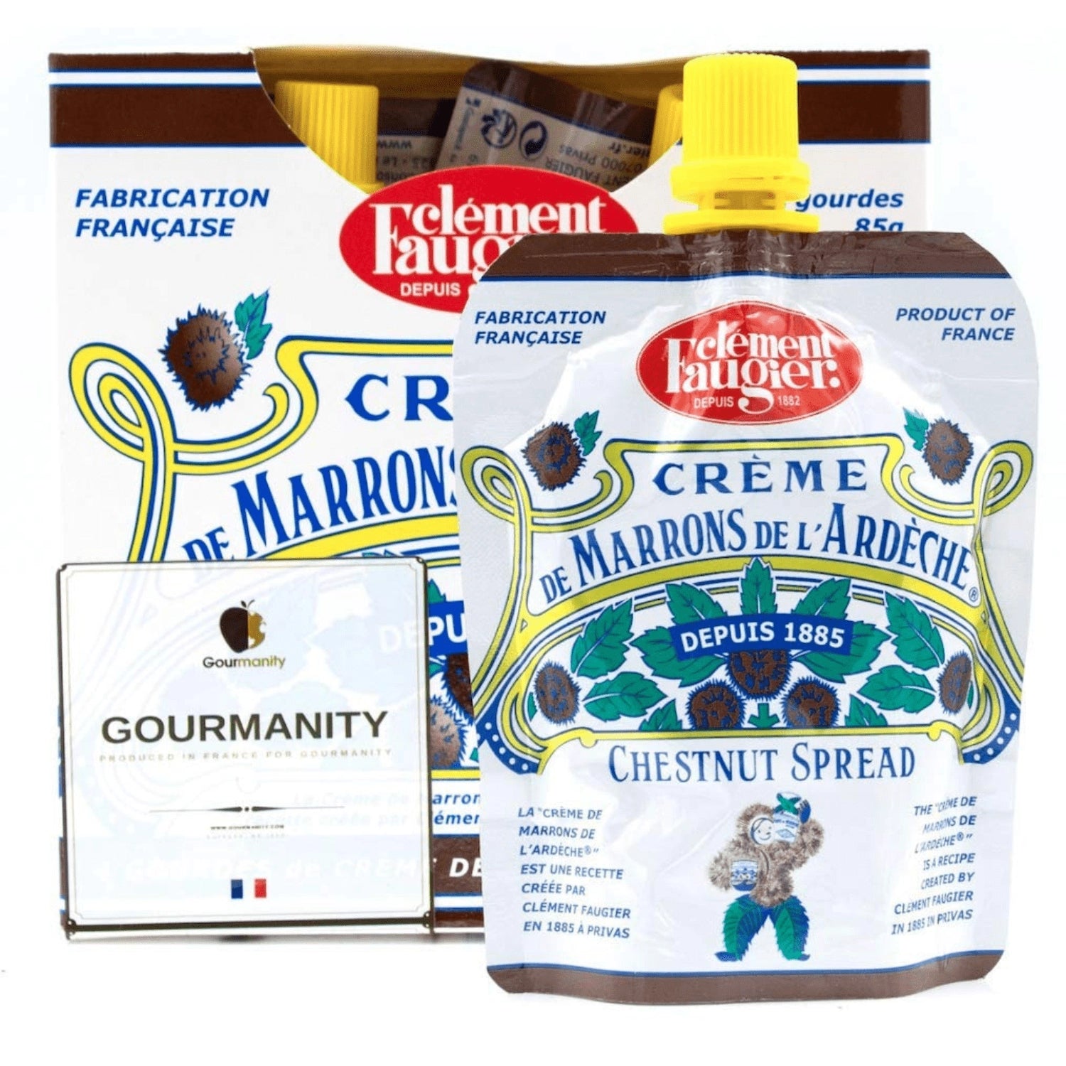 Clement Faugier Produced For Gourmanity Chestnut Jam Pouch - Gourmanity