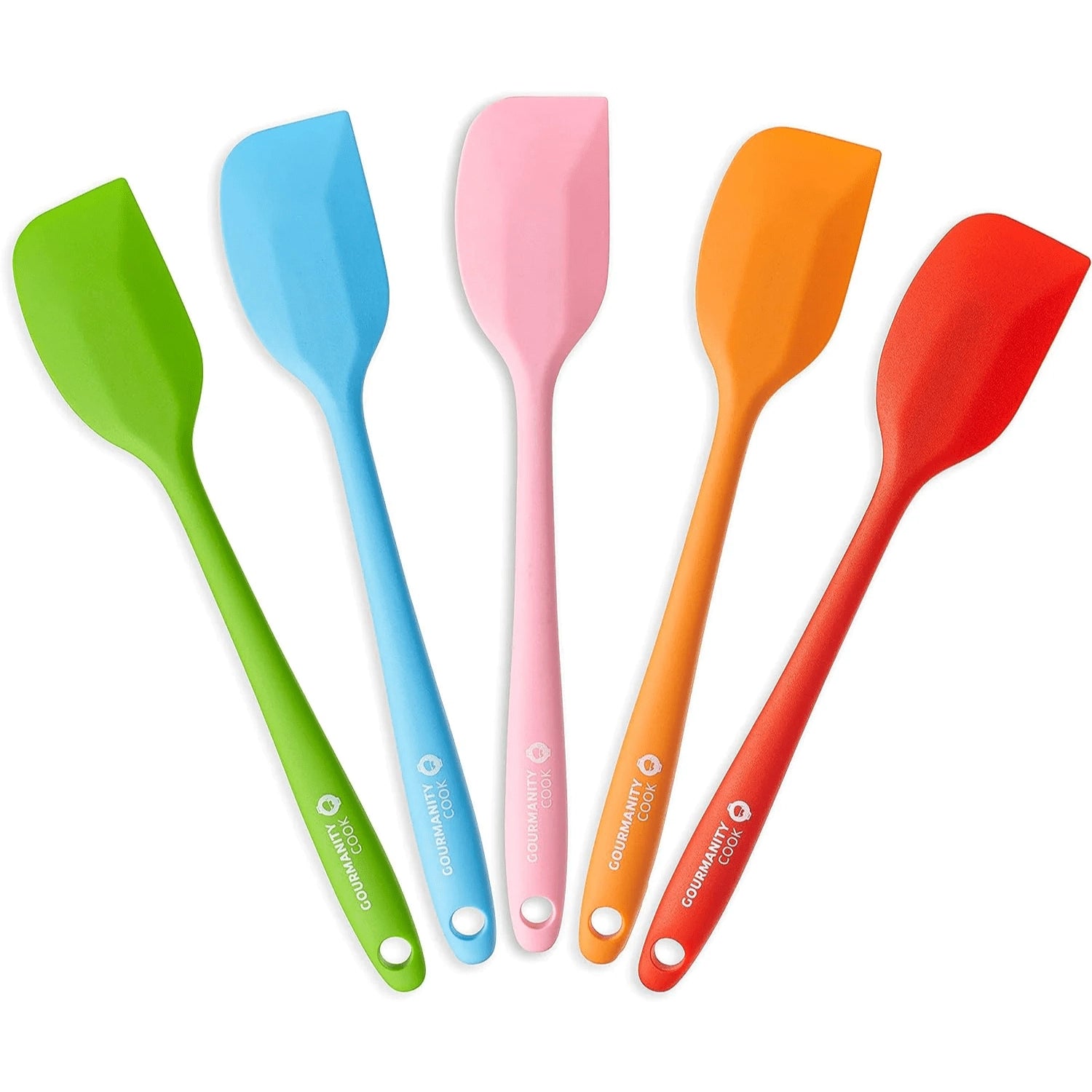 Gourmanity Cook Small Silicone Spatulas Set of 5 - Gourmanity