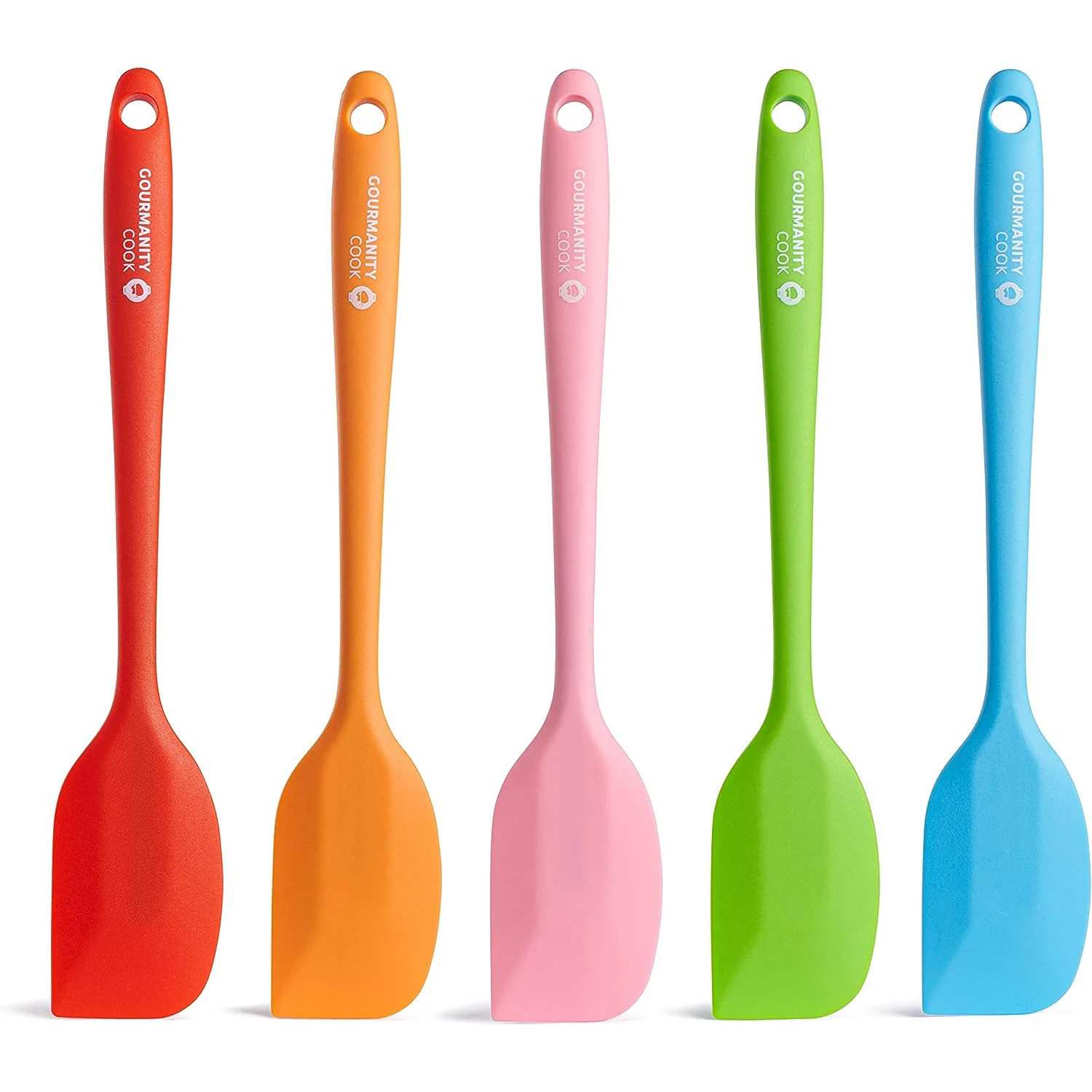 Gourmanity Cook Small Silicone Spatulas Set of 5 - Gourmanity
