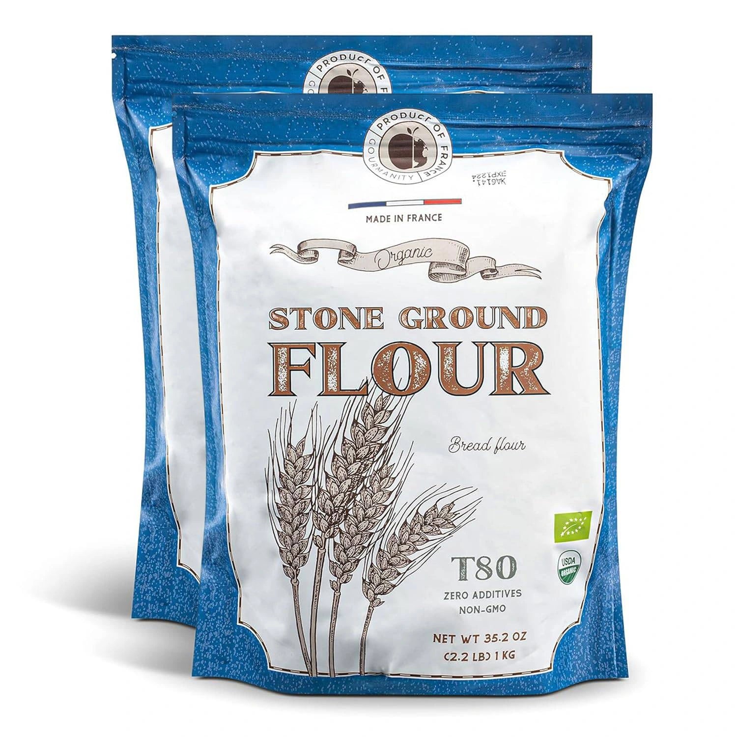 Gourmanity Organic Stone Ground Bread Flour 2.2lb - Gourmanity