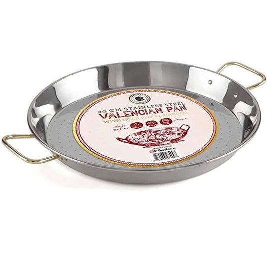 Made By Garcima For Gourmanity Stainless Steel Paella Pan - Gourmanity