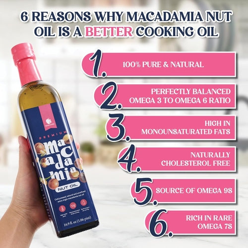 Gourmanity Macadamia Nut Oil 16.9 fl oz