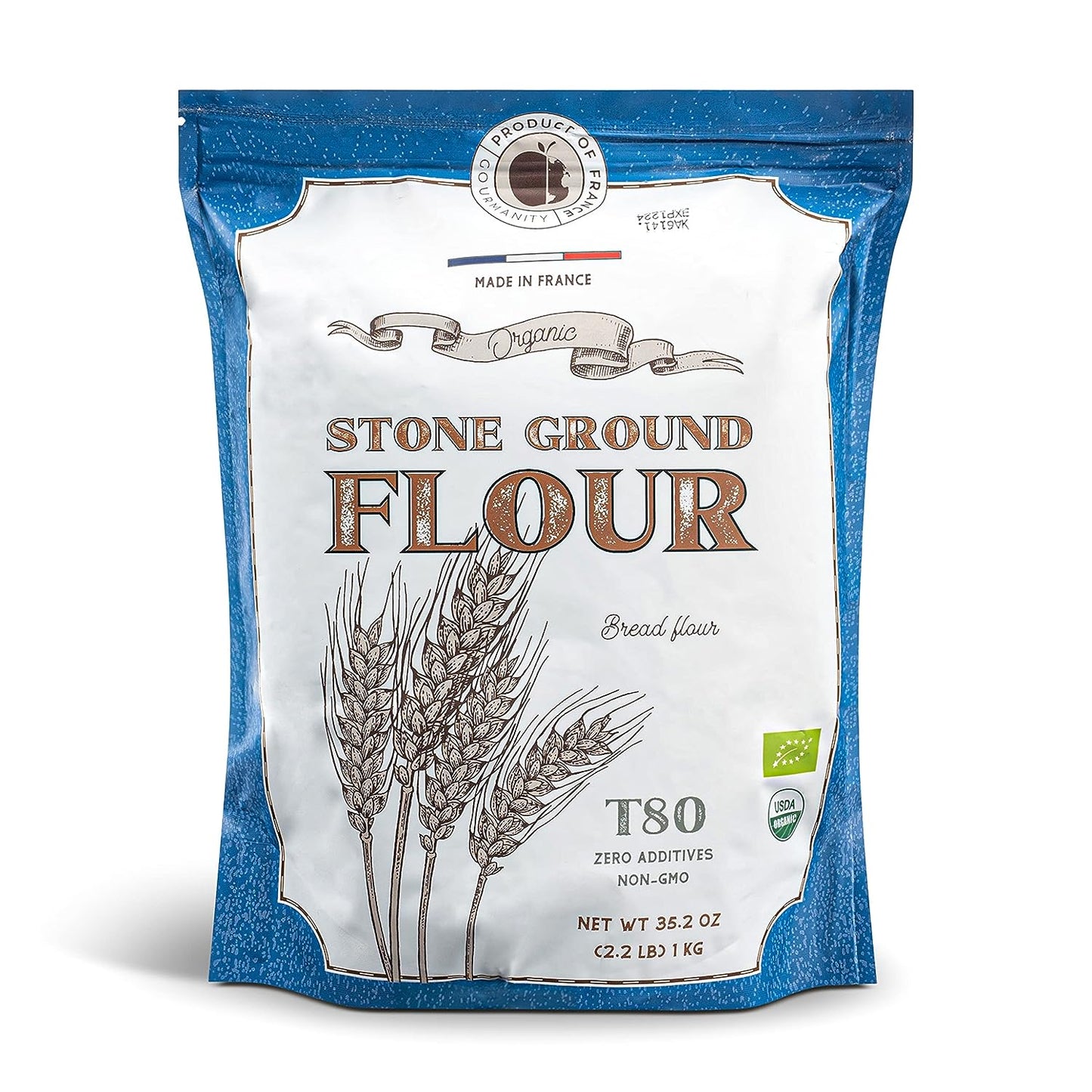 Gourmanity Organic Stone Ground Bread Flour 2.2lb - Gourmanity