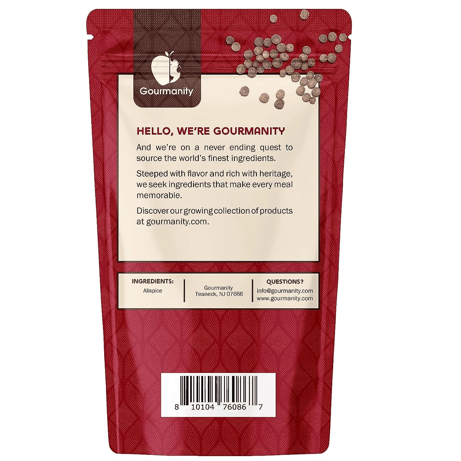 Gourmanity Whole Allspice Berries 1lb - Gourmanity