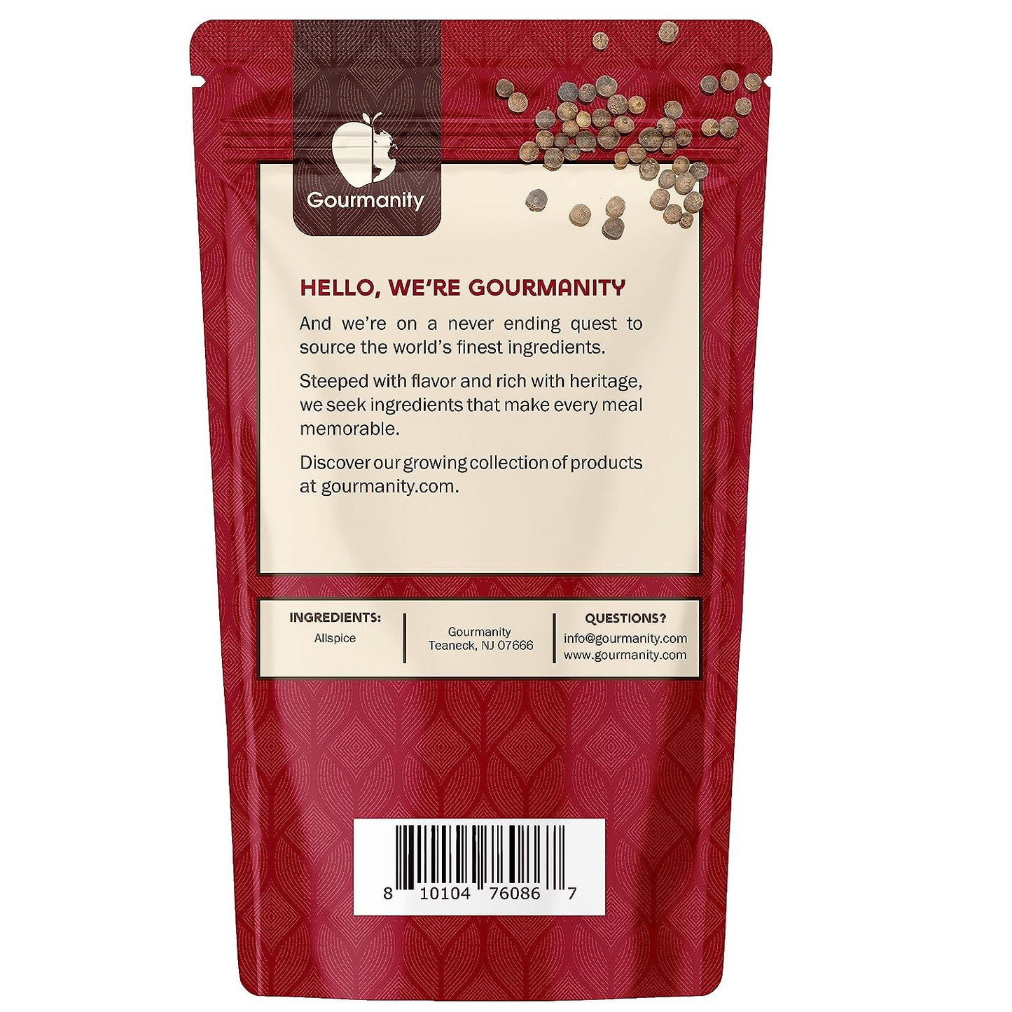 Gourmanity Whole Allspice Berries 1lb - Gourmanity