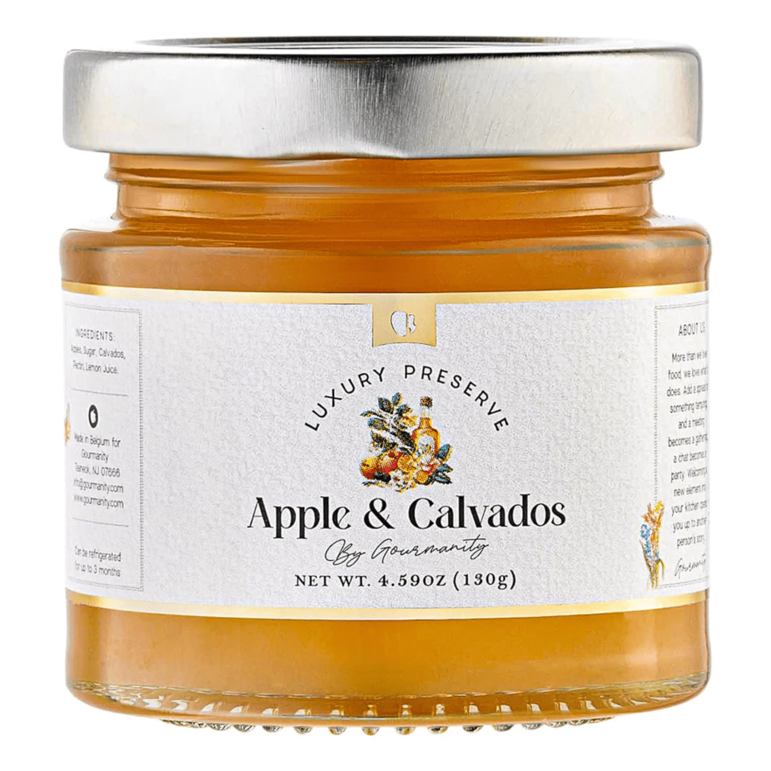 Gourmanity’s jam gift set includes apple and calvados preserves