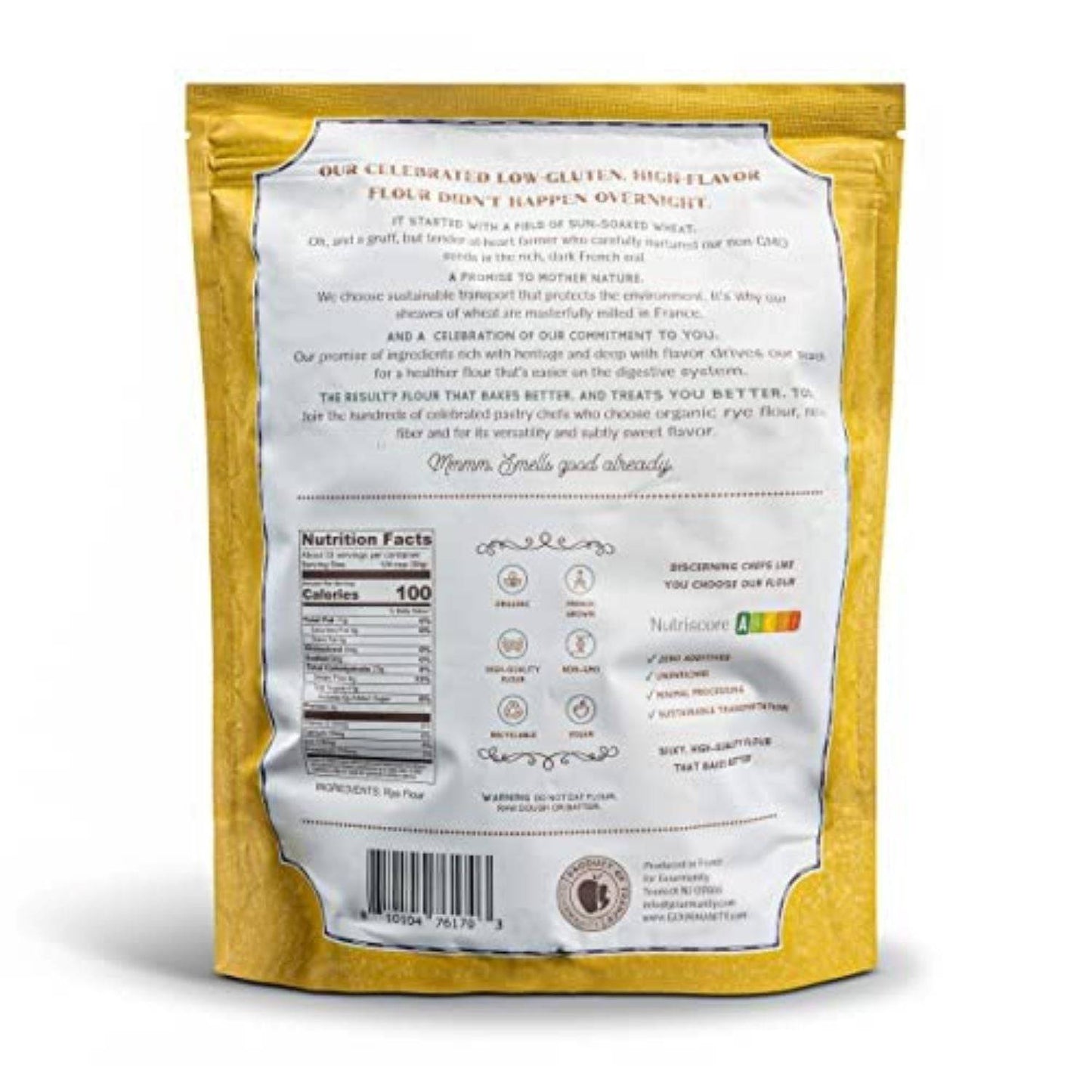 Gourmanity’s rye flour contains only wholesome and natural ingredients