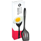 Gourmanity Cook Black Silicone Slotted Spatula - Gourmanity