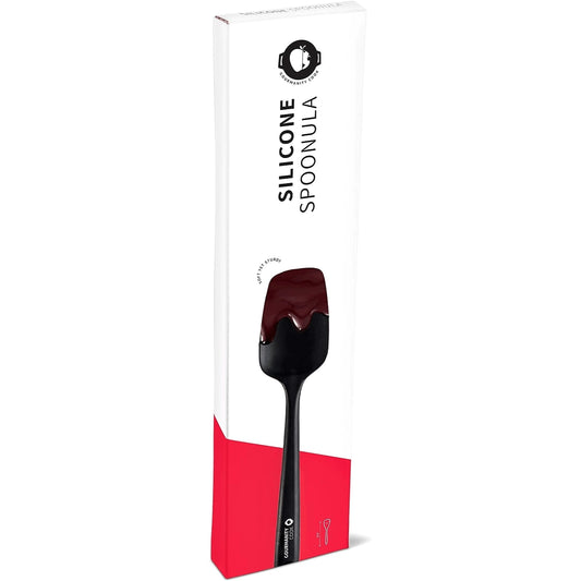 Gourmanity Cook Black Silicone Spoonula - Gourmanity