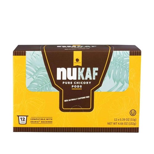 Gourmanity’s chicory coffee pods are rich and flavorsome, and caffeine free!