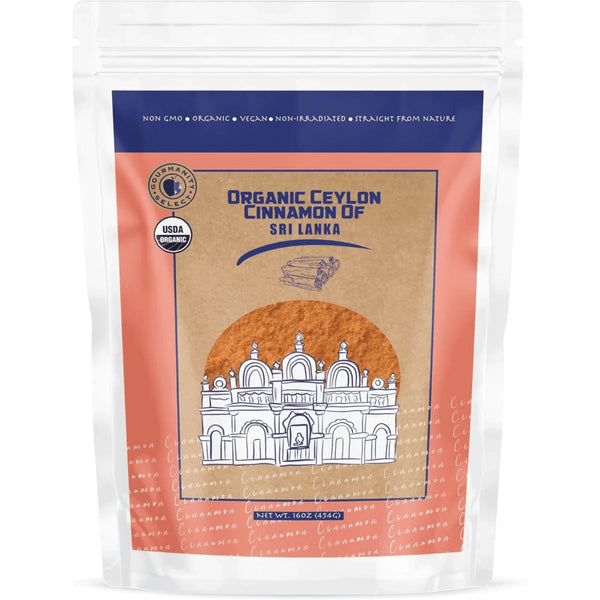 Gourmanity Select Ceylon Cinnamon Powder From Sri Lanka 16oz