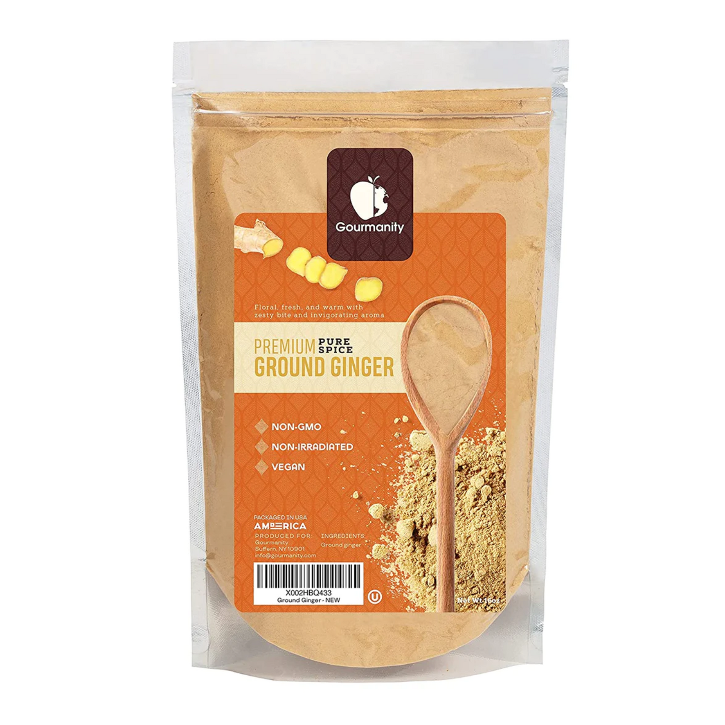 Gourmanity Ground Ginger 1lb - Gourmanity