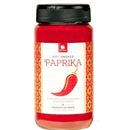 Gourmanity Hot Smoked Spanish Paprika Powder Jar 5.6oz - Gourmanity