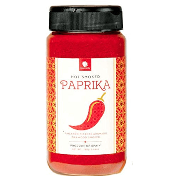 Gourmanity Hot Smoked Spanish Paprika Powder Jar 5.6oz