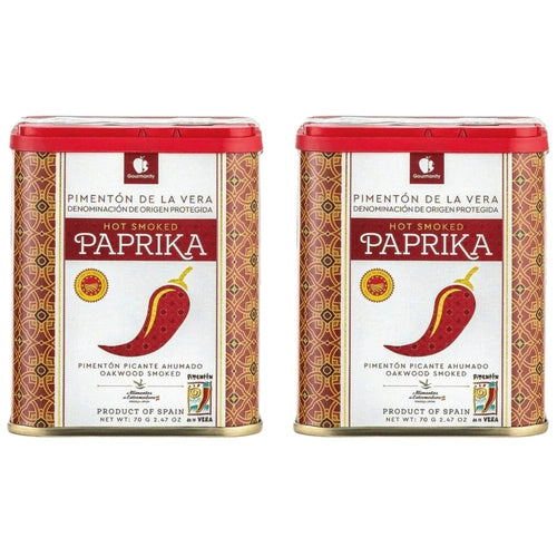 Gourmanity Hot Smoked Spanish Paprika Tin 2.46oz - Gourmanity