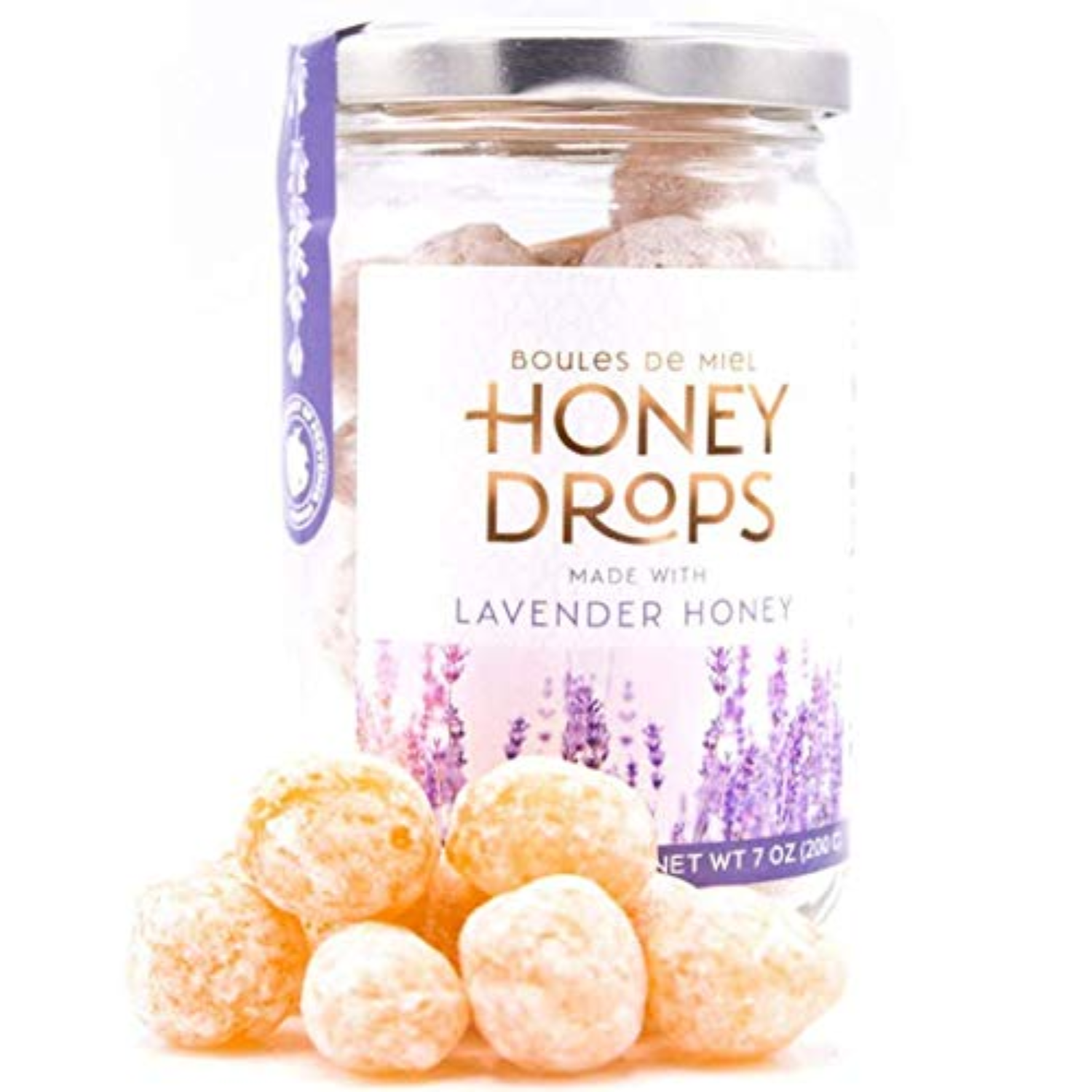 Gourmanity Honey Drops Made With Lavender Honey 7oz - Gourmanity