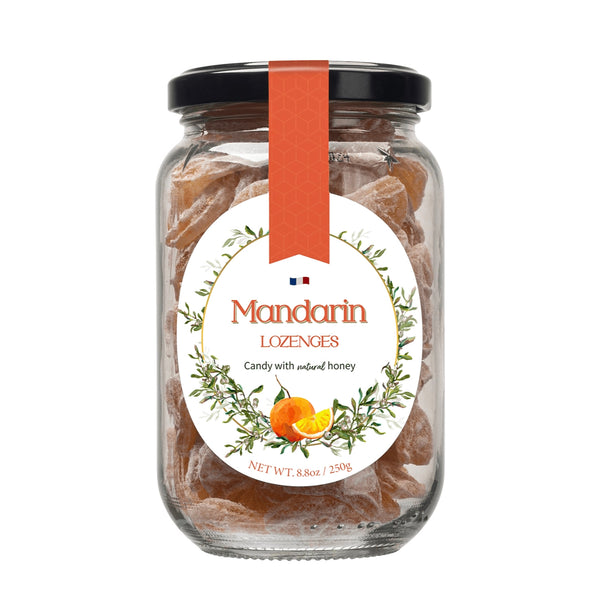 Gourmanity Mandarin Flavor Honey Lozenges 8.8oz