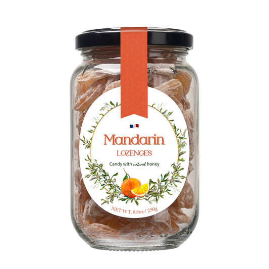 Gourmanity Mandarin Flavor Honey Lozenges 8.8oz - Gourmanity