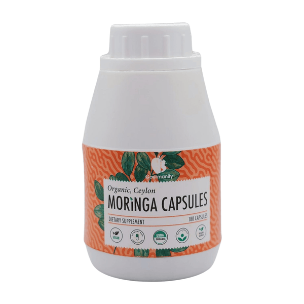 Gourmanity Organic Ceylon Vegan Moringa 180 Capsules