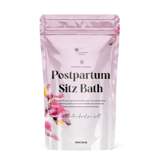 Gourmanity’s postpartum bath salts offer relief and comfort for new mothers and all women alike