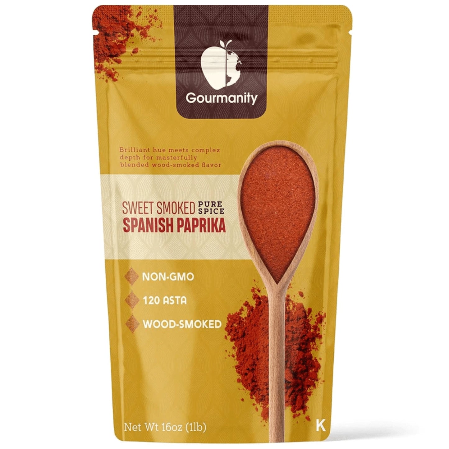 Gourmanity Spanish Sweet Smoked Paprika 1lb - Gourmanity