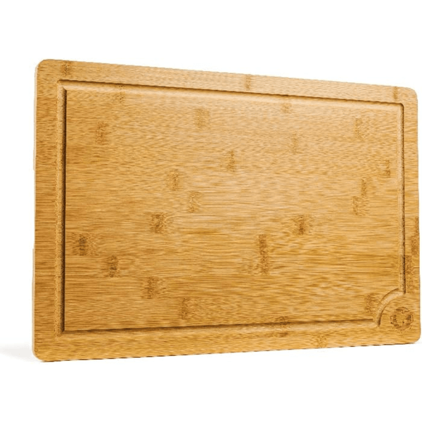 Gourmanitys bamboo cutting board is made of high-quality organic bamboo