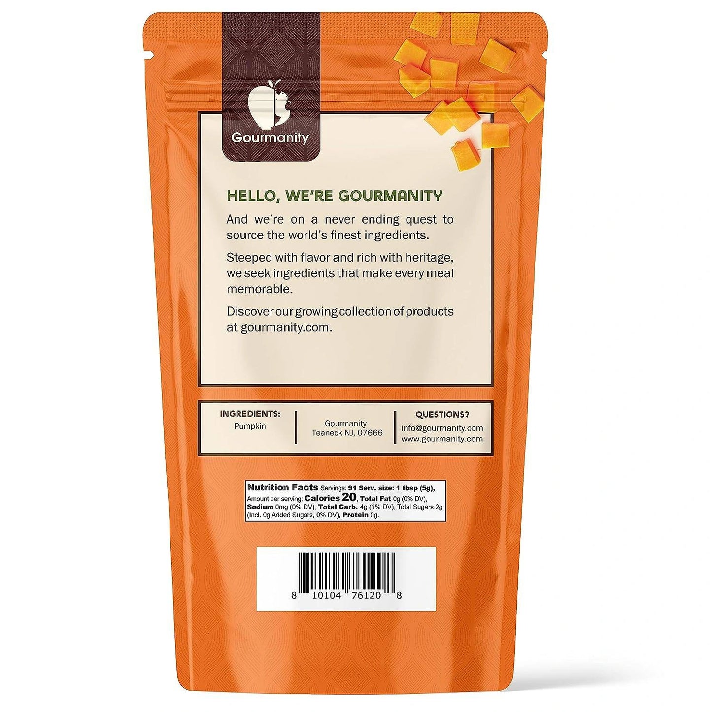 Gourmanity’s pumpkin powder is great for humans and pets alike