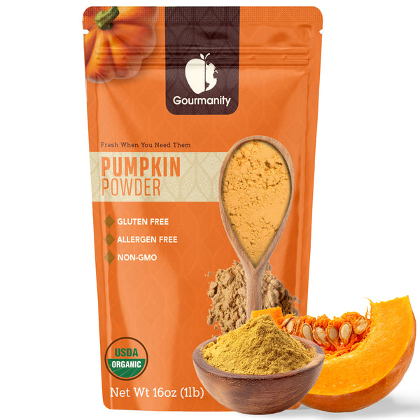 Gourmanity Pumpkin Powder, 1lb of Delicious Seasonal Spice