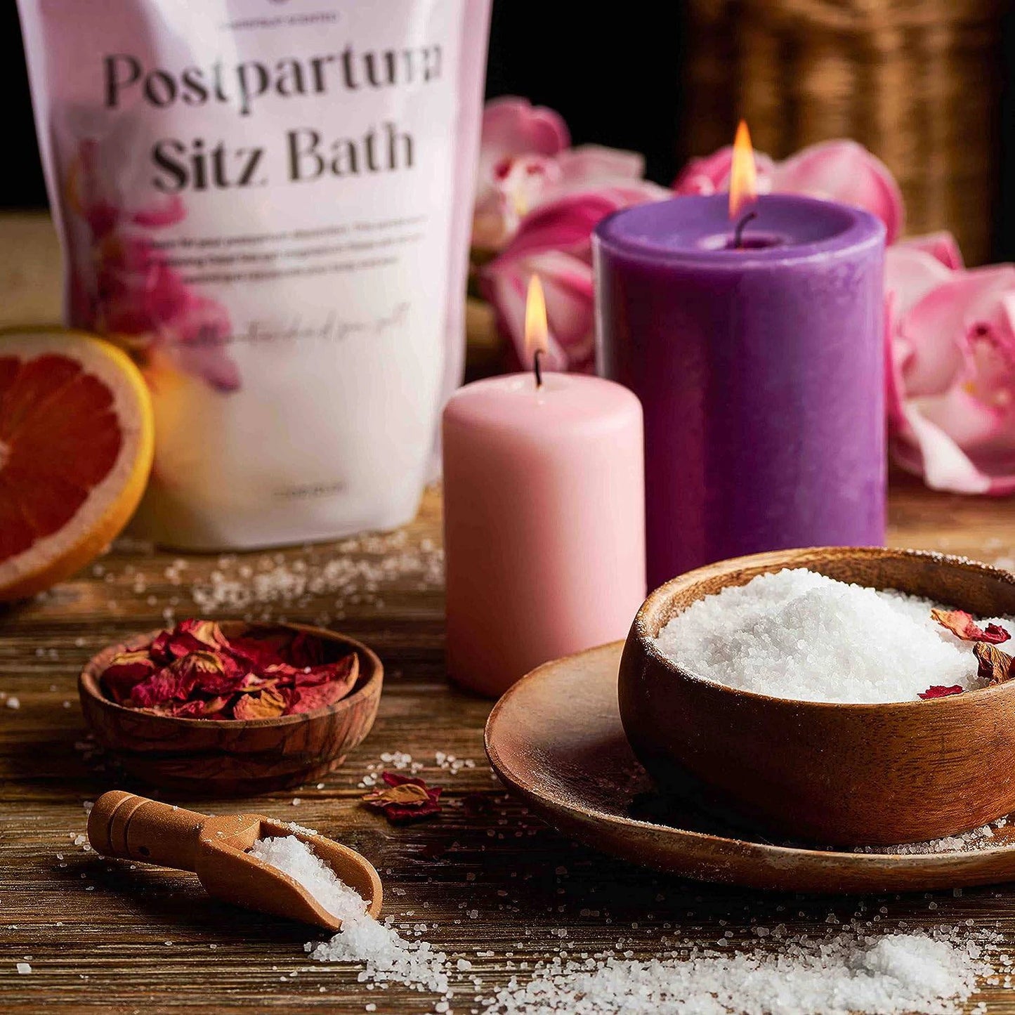 Gourmanity’s postpartum bath salts offer blissful relaxation for anyone seeking a rejuvenating bath