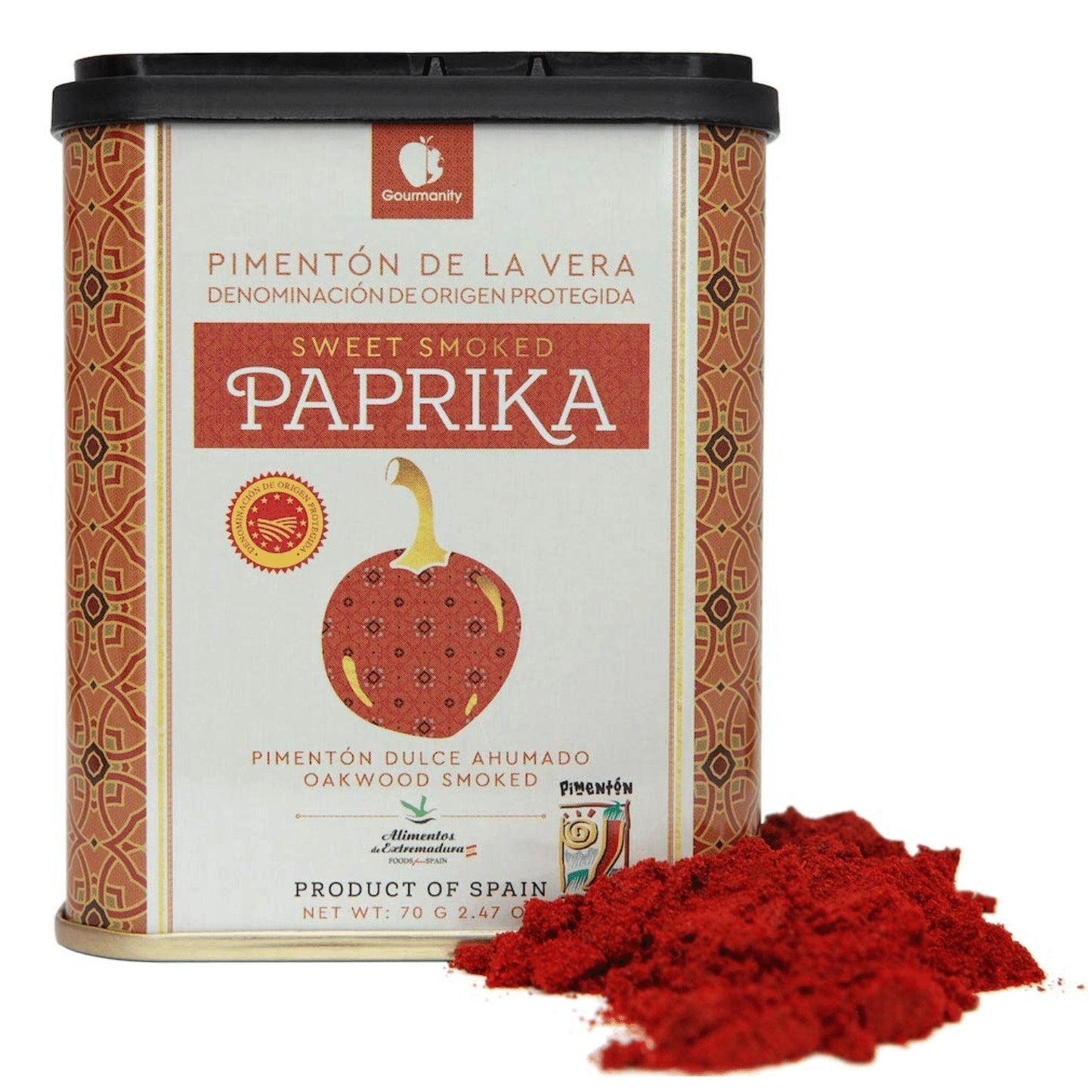 Gourmanity Sweet Smoked Spanish Paprika Tin 2.47oz - Gourmanity