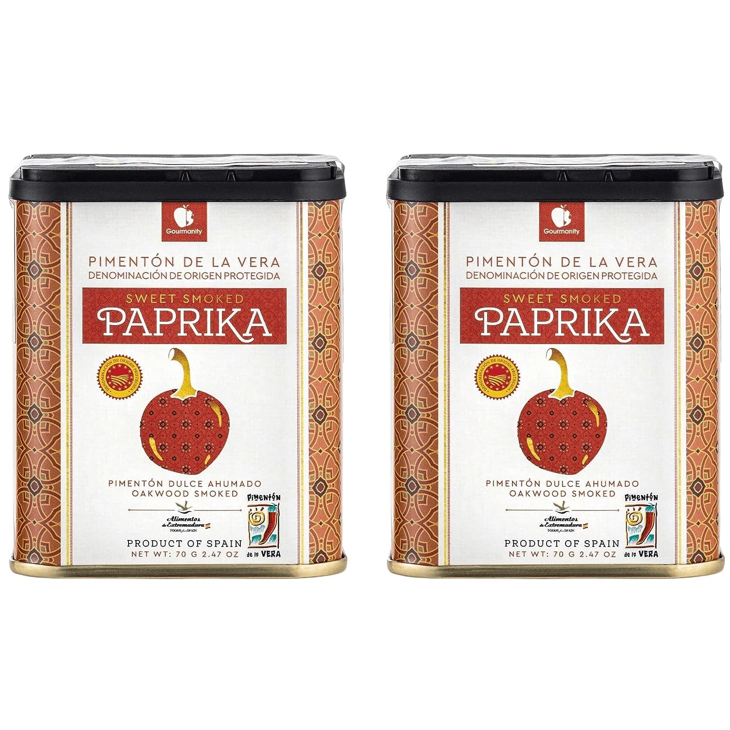 Gourmanity Sweet Smoked Spanish Paprika Tin 2.47oz - Gourmanity