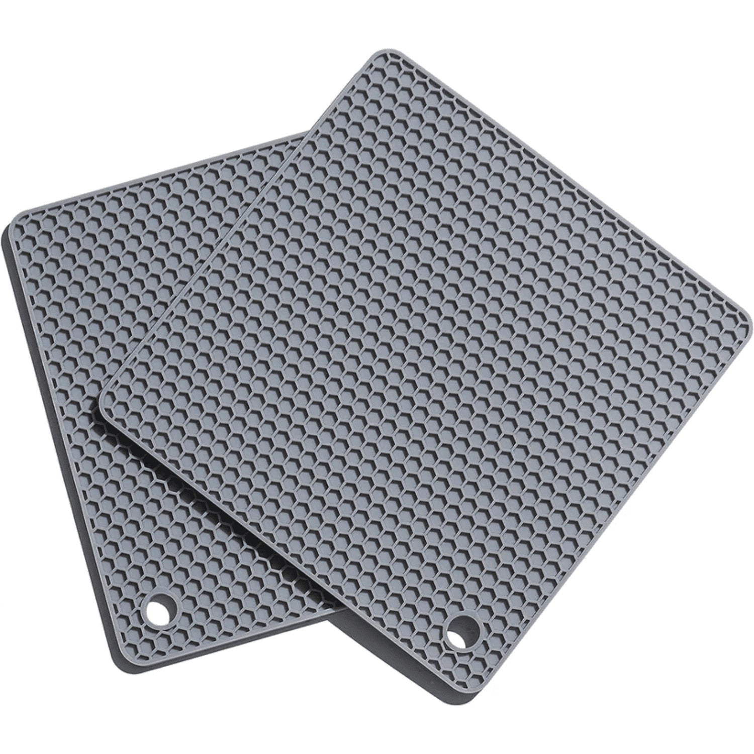 Gourmanity Cook Silicone Trivet Set Heat-Resistant Mats Set of 4 - Gourmanity