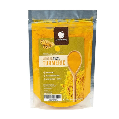 Gourmanity Madras Turmeric Spice 8oz - Gourmanity