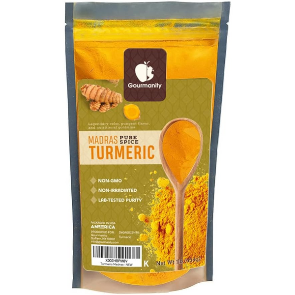 Gourmanity Madras Turmeric Spice 1lb - Gourmanity