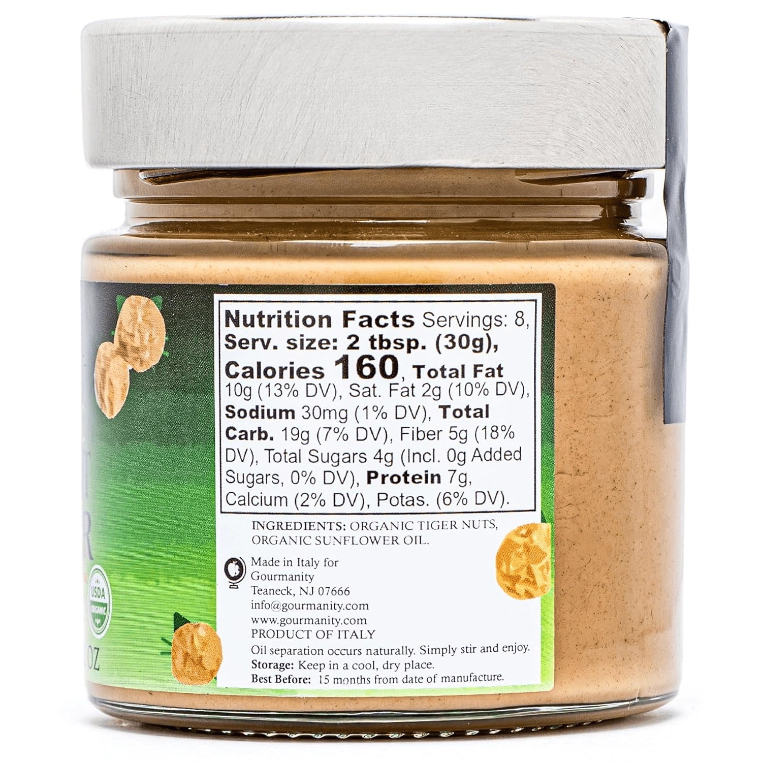 Gourmanity Organic Tigernut Butter 8.8 oz