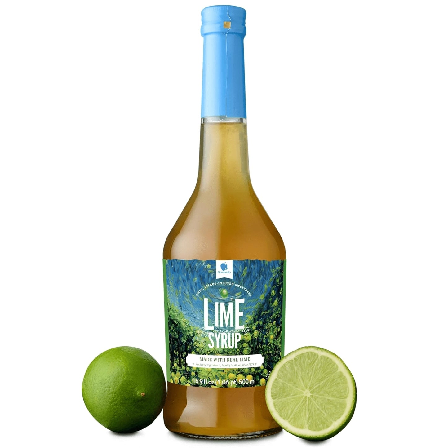 Gourmanity's lime syrup made from real limes