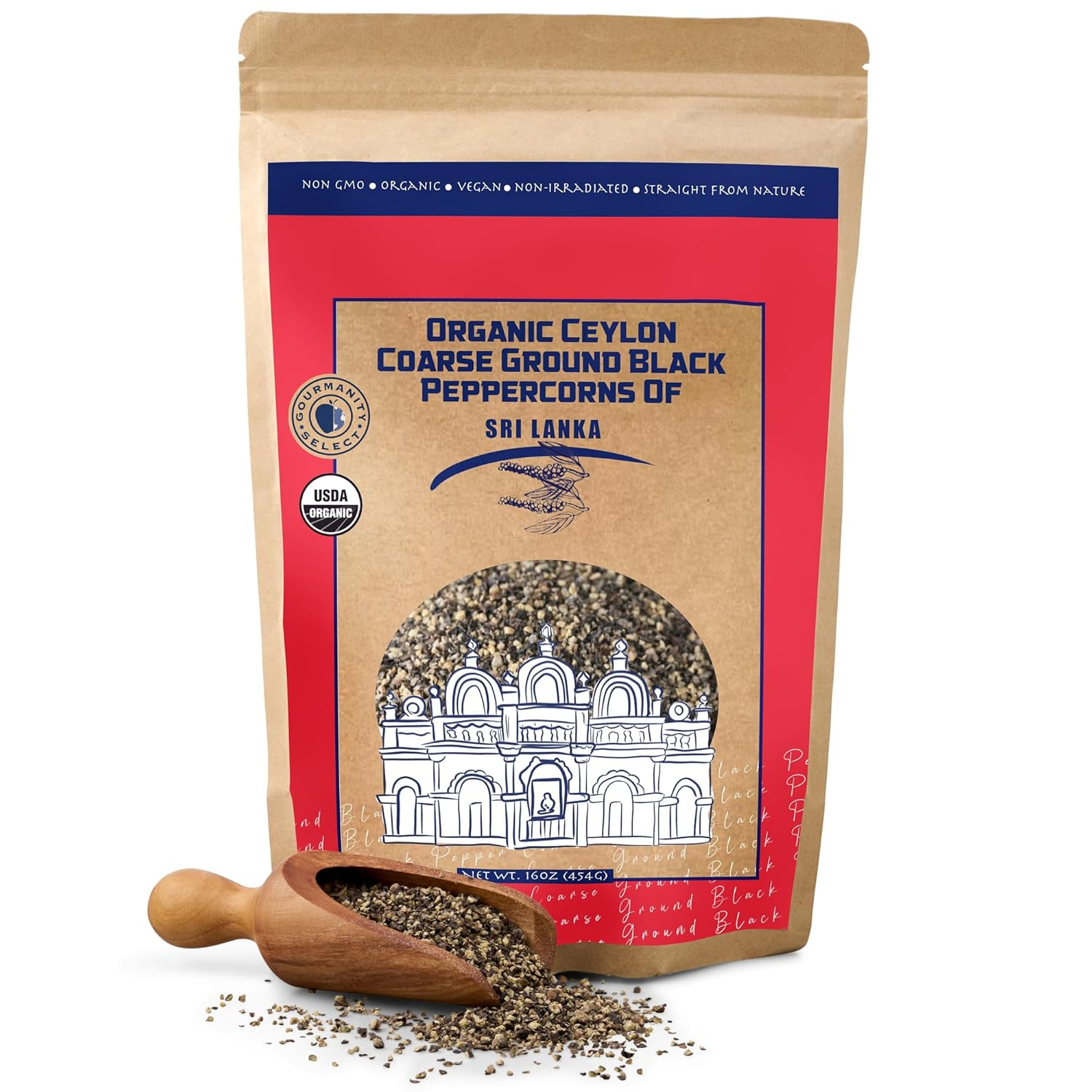 Gourmanity's coarse black pepper